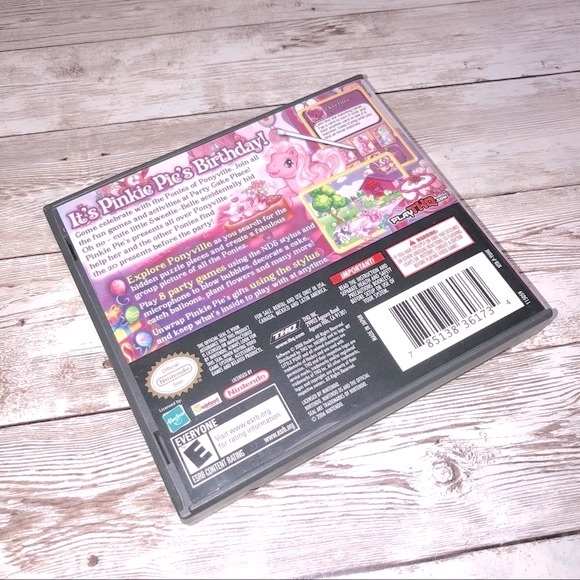 🌷 My Little Pony Pinkie Pie’s Party Nintendo DS Game MLP - Picture 2 of 3